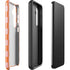 Orange Checkered Galaxy S24 Impact Case